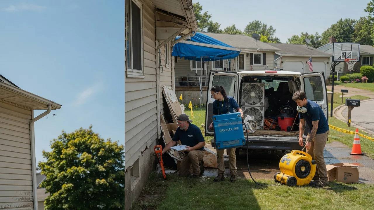 Ceiling Leak Cleanup in Merritt, MI near me